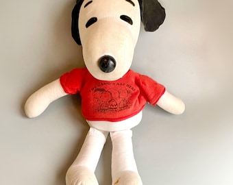 Snoopy Peanuts Toy Doll, 1950's - 60's Rare Vintage Snoopy