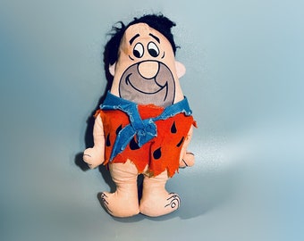 Knickerbocker Fred Flintstone Plush, 1970's Vintage Flintstones