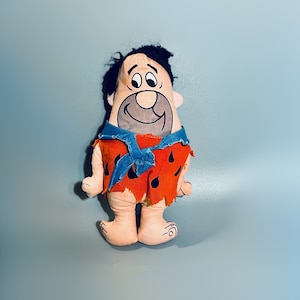 Knickerbocker Fred Flintstone Plush, 1970&#39;s Vintage Flintstones Plush Toy, Fred Flintstones Retro Original