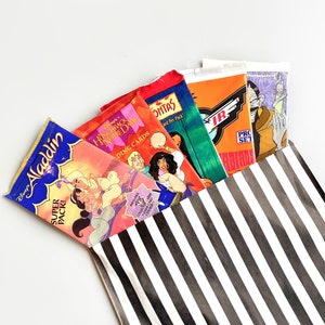 Juego de cartas coleccionables de los años 90, 5 paquetes sellados de cartas coleccionables, El jorobado de Notre Dame, Thunderbirds, Anastasia, Aladdin, Pocohontas, regalo de los años 90