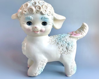 Edward Mobley Lamb Squeak Toy, Arrow Rubber Kitsch Lamb Squeaker