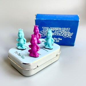 Vintage Sea-monkey Tic Tac Toe, the Amazing Live Sea Monkeys Tic-tac ...