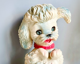 ヴィンテージ　ピンクのプードルぬいぐるみ ヴィンテージ 1950年代 50年代 ぬいぐるみ ピンク 犬 プードル - ザ