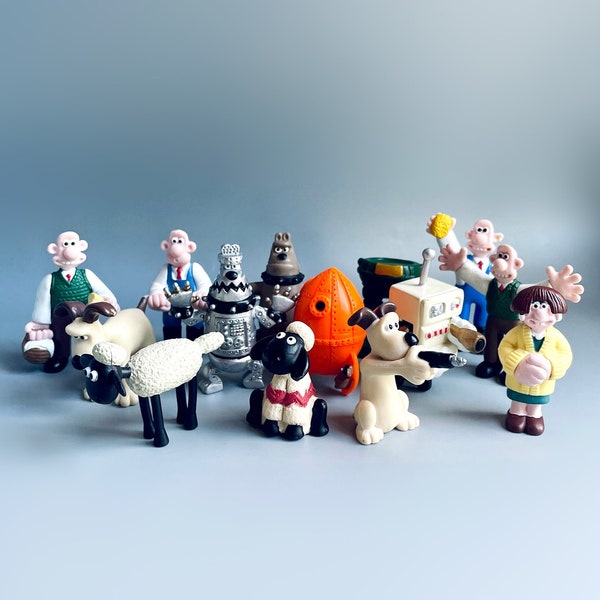 Wallace & Gromit Figuren | WÄHLEN SIE IHRE EIGENE | Wallace And Gromit Kleine Figuren, Shaun Das Schaf, Wendolene, Preston