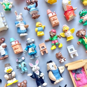 Teeny Weeny Families, CHOOSE YOUR OWN, Vintage Mini Toys, 90’s Old Toys, Tiny Families Frog, Birds, Ducks, Rabbits, Owl Nostalgic 90s Gift