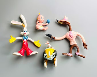 80's Roger Rabbit Bendy Figures, CHOOSE YOUR OWN, Vintage Who