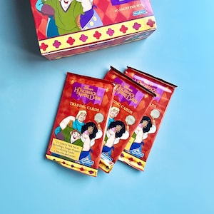 Vintage Hunch Back Of Notre Dame Trading Cards, Sealed 90&#39;s Vintage Trading Cards, 90&#39;s Kids Memories