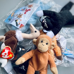 TY Teenie Beanie Babies- Choose Your Own -  Mcdonald&#39;s Beanie Babies, Vintage 90s Beanie Babies 1998 Mcdonalds Collectibles