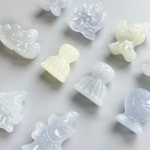 Gogo&#39;s Crazy Bones Glow In The Dark CHOOSE YOUR OWN,, Vintage Crazy Bones 90&#39;s Toys, Clear / Glow In The Dark 90s Fun Collectibles,Magic Box