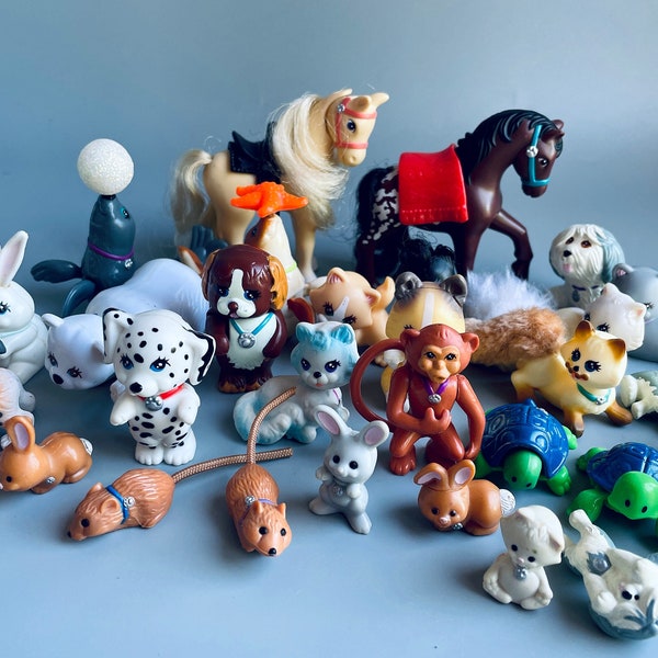 90's Littlest Pet Shop Figures, CHOOSE YOUR OWN, Vintage Lps Kenner Animals, Littlest Pet Shop Original 90's Toys