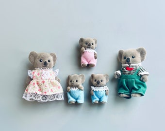 vintage Sylvanian Koala Family, CHOISISSEZ VOTRE PROPRE, Individuel Single Sylvanian Family Billabong Koala