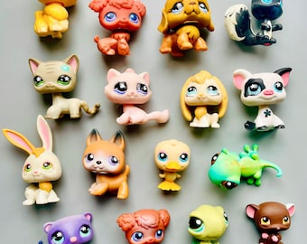 Littlest Pet Shop G2, Hasbro Littlest Pet Shop CHOOSE YOUR OWN, y2k 2000&#39;s Lps,  Dogs, Poodle, Ferret, Cats, Pink Kitten Etc