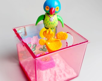 【中古】「非常に良い」My Pet Shop (輸入版) Vintage Kenner Littlest Pet Shop Proud Crested Cockatiel, Guilded