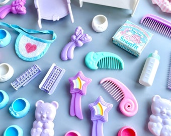 My Little Pony G1 Acessories, CHOOSE YOUR OWN, My Little Pony Brushes, Combs, Shoes, Mlp Nursery Acessories,  My Little Pony 80's 90's Retro
