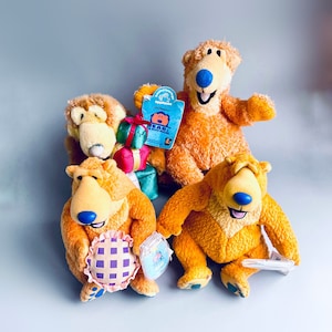 Bear In The Big Blue House Bear Plush, CHOOSE YOUR OWN, Bear Plush, Y2K Jim Henson Bear in The Big Blue House Plush StarBean, Applause