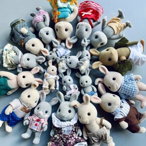 Sylvanian families cottontail rabbit family 2025