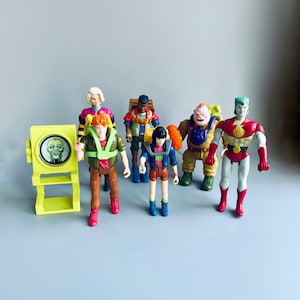 Captain Planet Action Figures, CHOOSE YOUR OWN, Dr Blight, Mal, Hoggish Greedy, Kwame, Wheeler, Gi, Vintage Captain Planet Planeteers