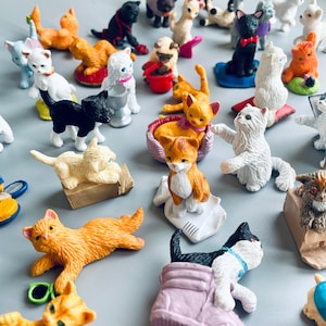 Kitty In My Pocket Toys 90’s - WYBIERZ SWOJE - 90’s Meg Kitty In My Pocket Micro Toys, Animal Hospital Cat Kitty Toys Vintage Tiny Cats