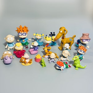 Vintage Rugrats Plastic 90s Toy Figure Spike Chuckie Finster