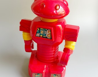 SAMSON ROBOT 2222toys サムソン　ソフビ Sonic Sam 80's Robot, Vintage 1984 New Bright 2002 Sonic Sam