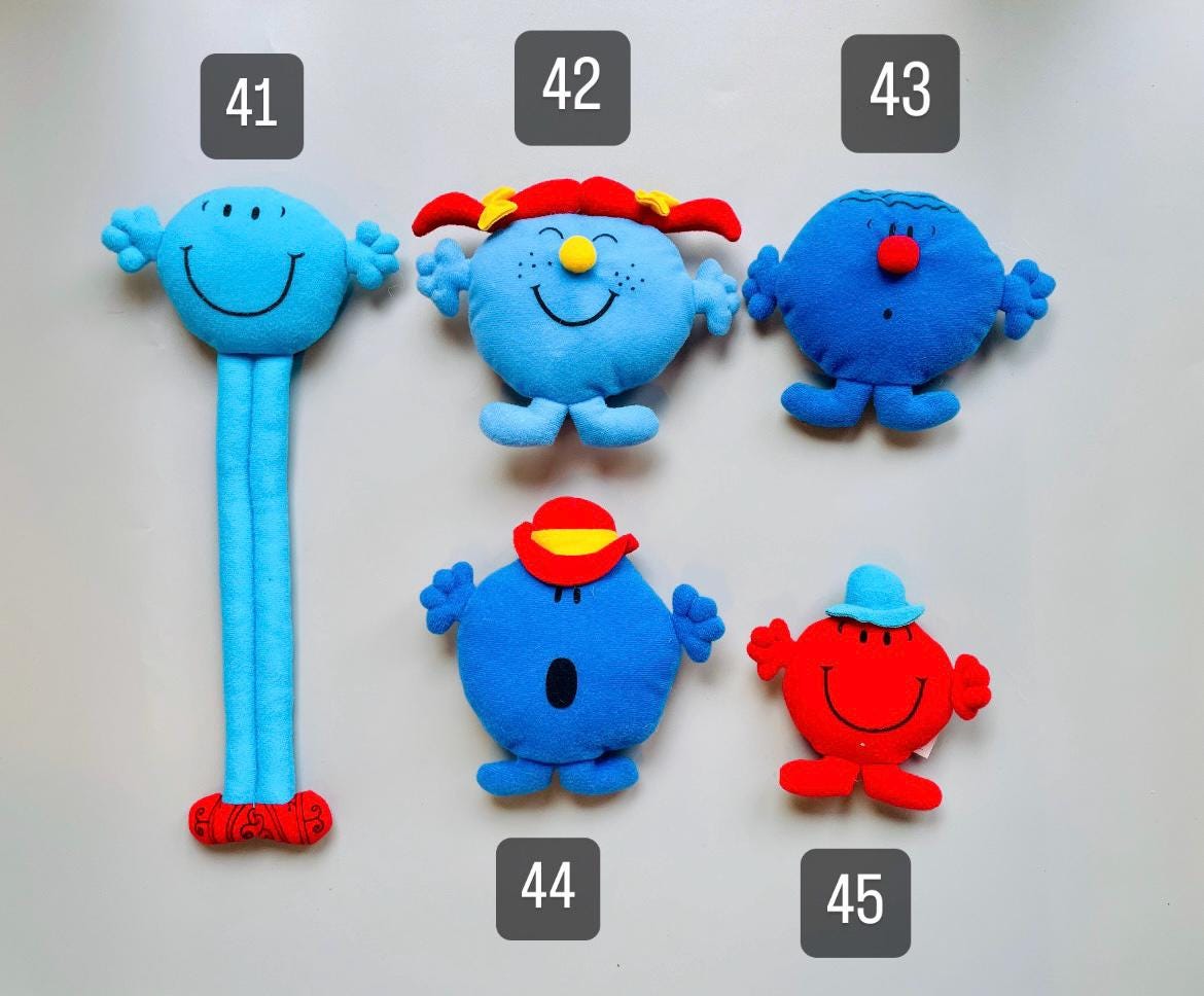 マクドナルドのミスターメンぬいぐるみ、1999年/2000年レトロ