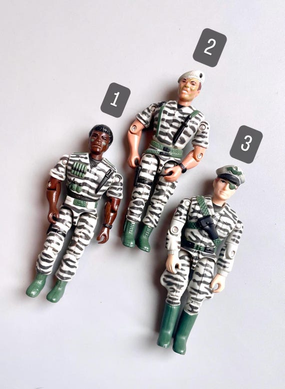 The Corps! Action Figures, Vintage Camo Army Action Figures