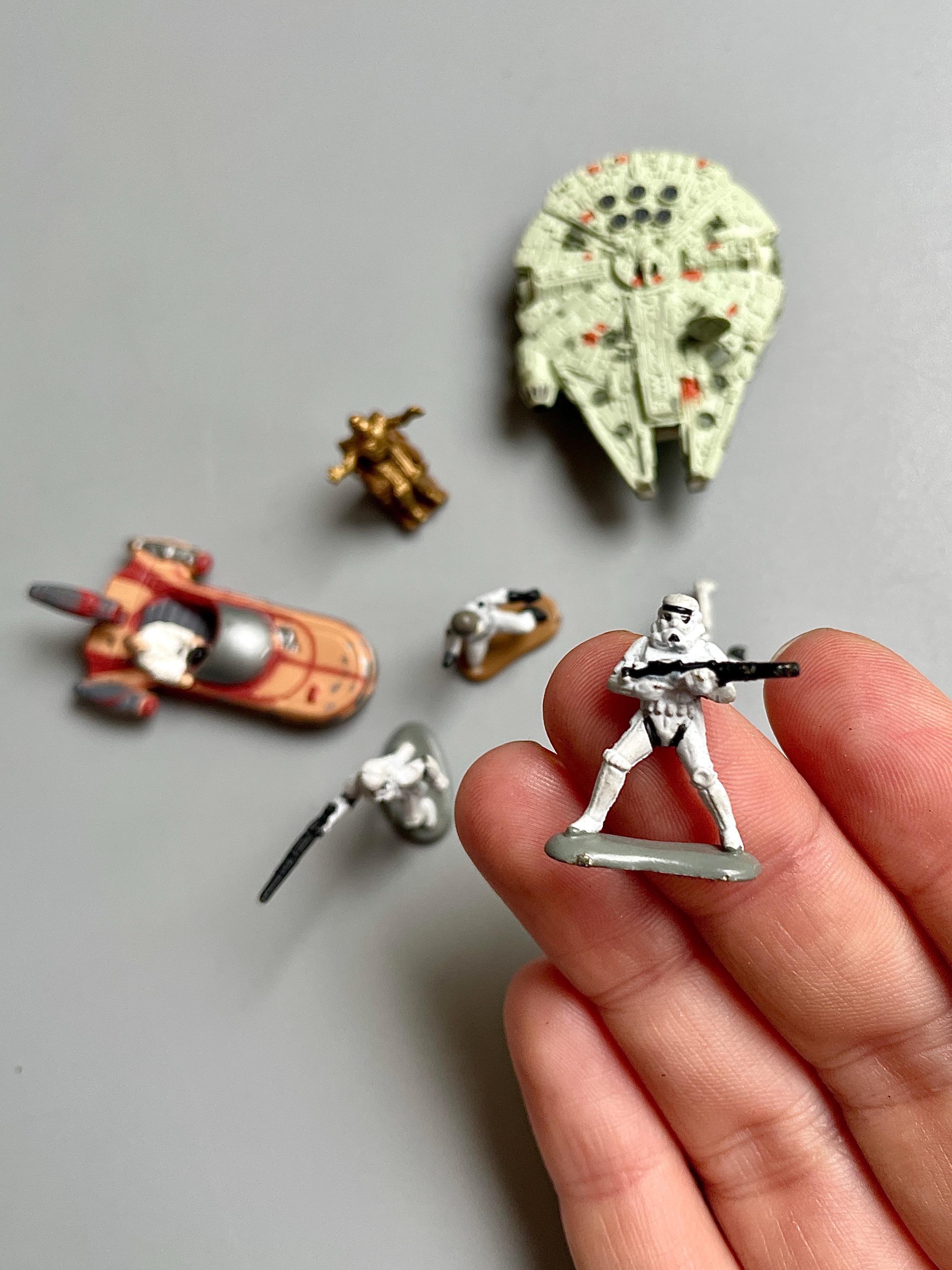Lot De 9 Figurines Ewoks Micro Machines - Star Wars Vintage