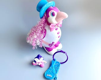 Vintage Tonka KEYPERS Pink Pearl Snail Figure Toy Bank