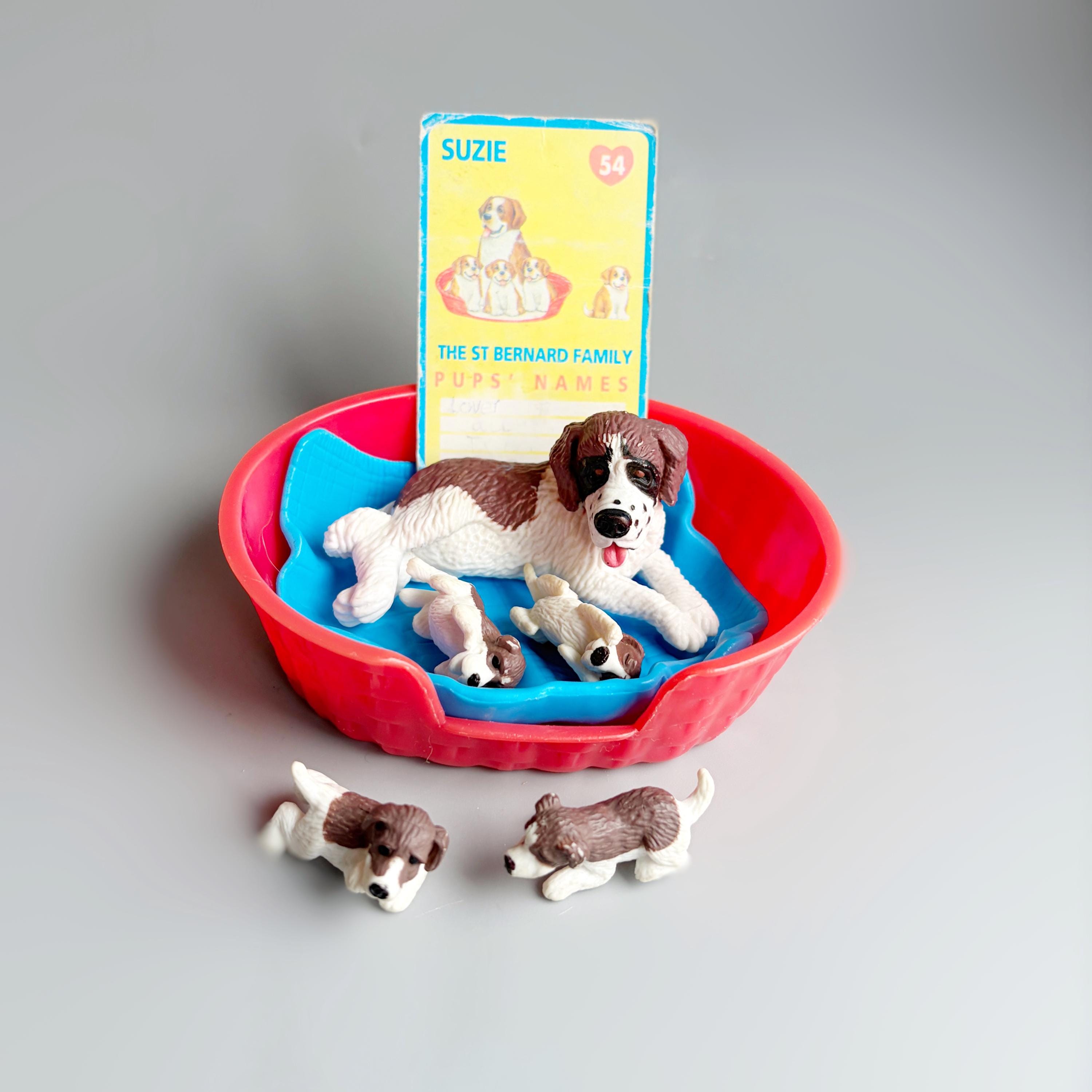 Puppy in My Pocket St Bernard Family Suzie & Puppies COMPLETE