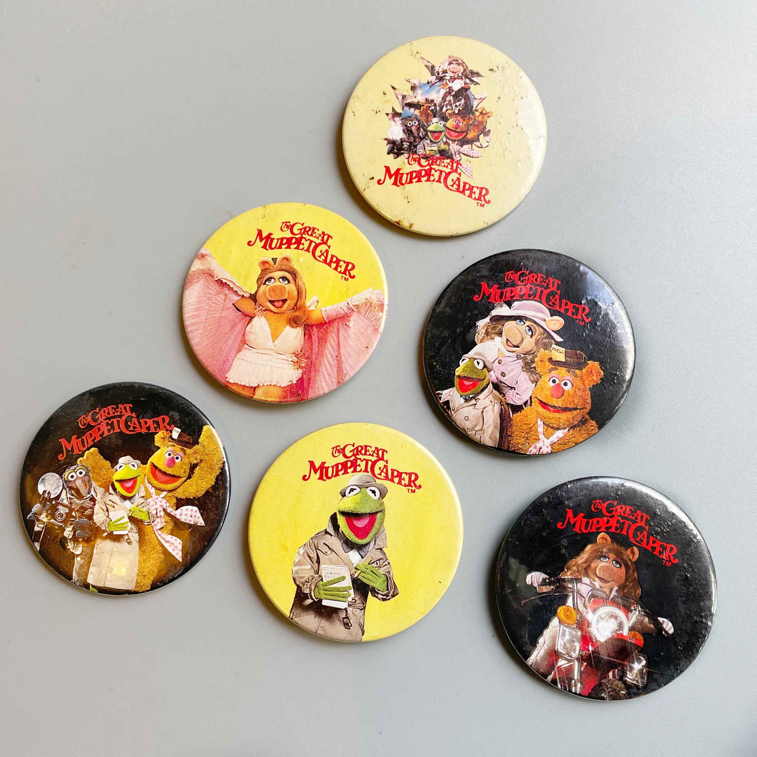 HIDEマペット　美品 The Muppets Vintage Badges, CHOOSE YOUR OWN, the Muppets the Great