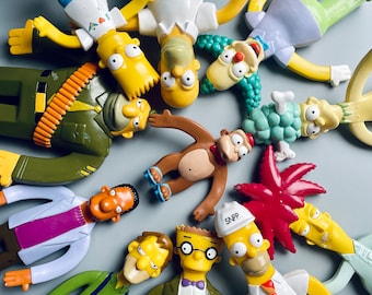 The Simpsons Bendy Figures, CHOOSE YOUR OWN, 90'S & 2003 Krusty