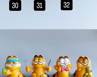 ガーフィールド　フィギュア 6体セット　Garfield　レトロ　ヴィンテージ ガーフィールド フィギュア 6体セット Garfield レトロ