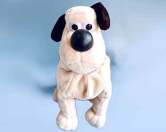 廃盤 ウォレス&グルミット ぬいぐるみリュック(犬) ウォレスとグルミットのバックパック、グルミット犬のジップ