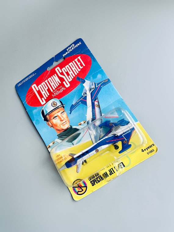 Captain Scarlet Spectrum Jet Liner MOC, Carded Captain