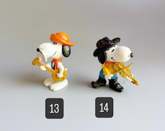 Snoopy Plastic Figurine, CHOOSE YOUR OWN, United Feature 1966