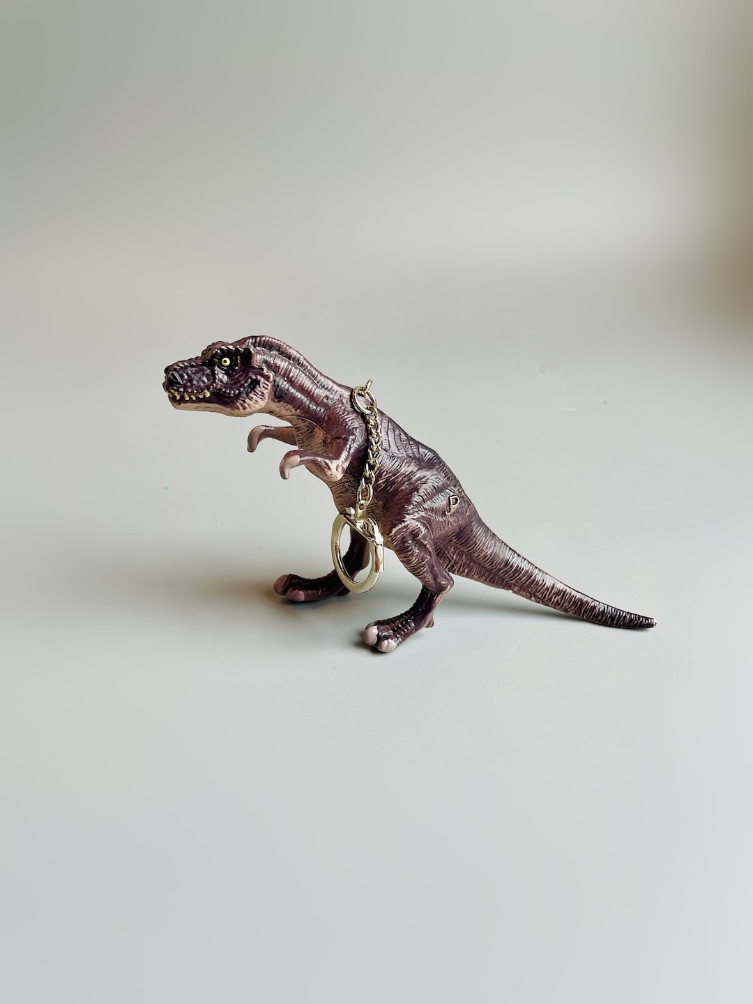 NUOBESTY 2pezzi Portachiavi in Acrilico Forma Di Dinosauro