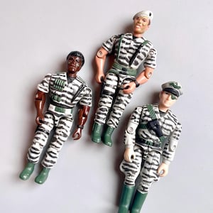 The Corps! Action Figures, Vintage Camo Army Action Figures Lanard