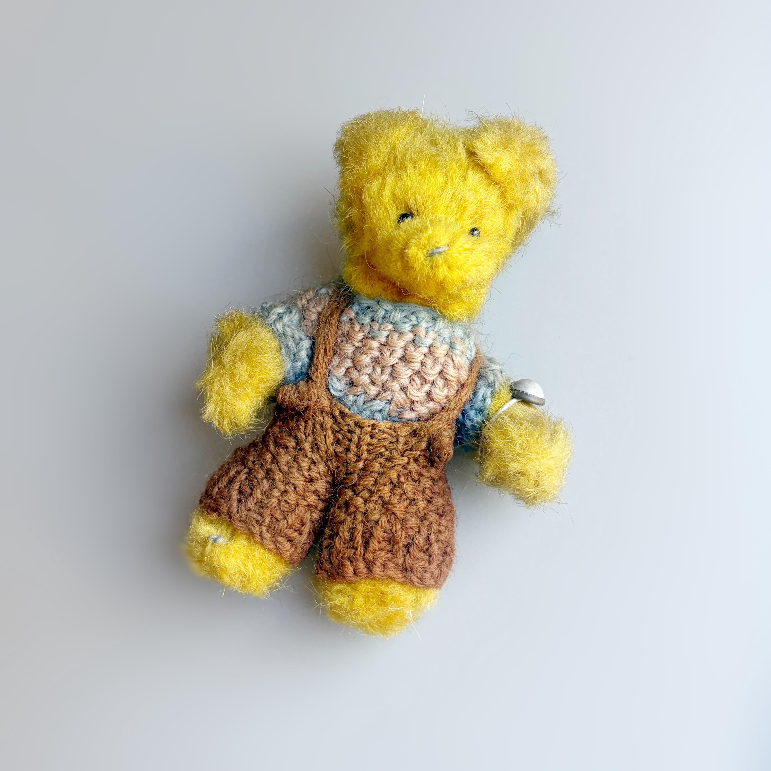 Ancien ours en peluche allemand Steiff en mohair rembourré de paille avec jouet articulé Growler 40 cm | eBay