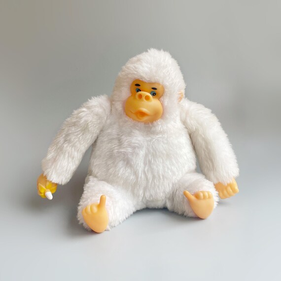 ヴィンテージ ホワイト ゴリラ 親指しゃぶり、ゴンガ ゴリラ