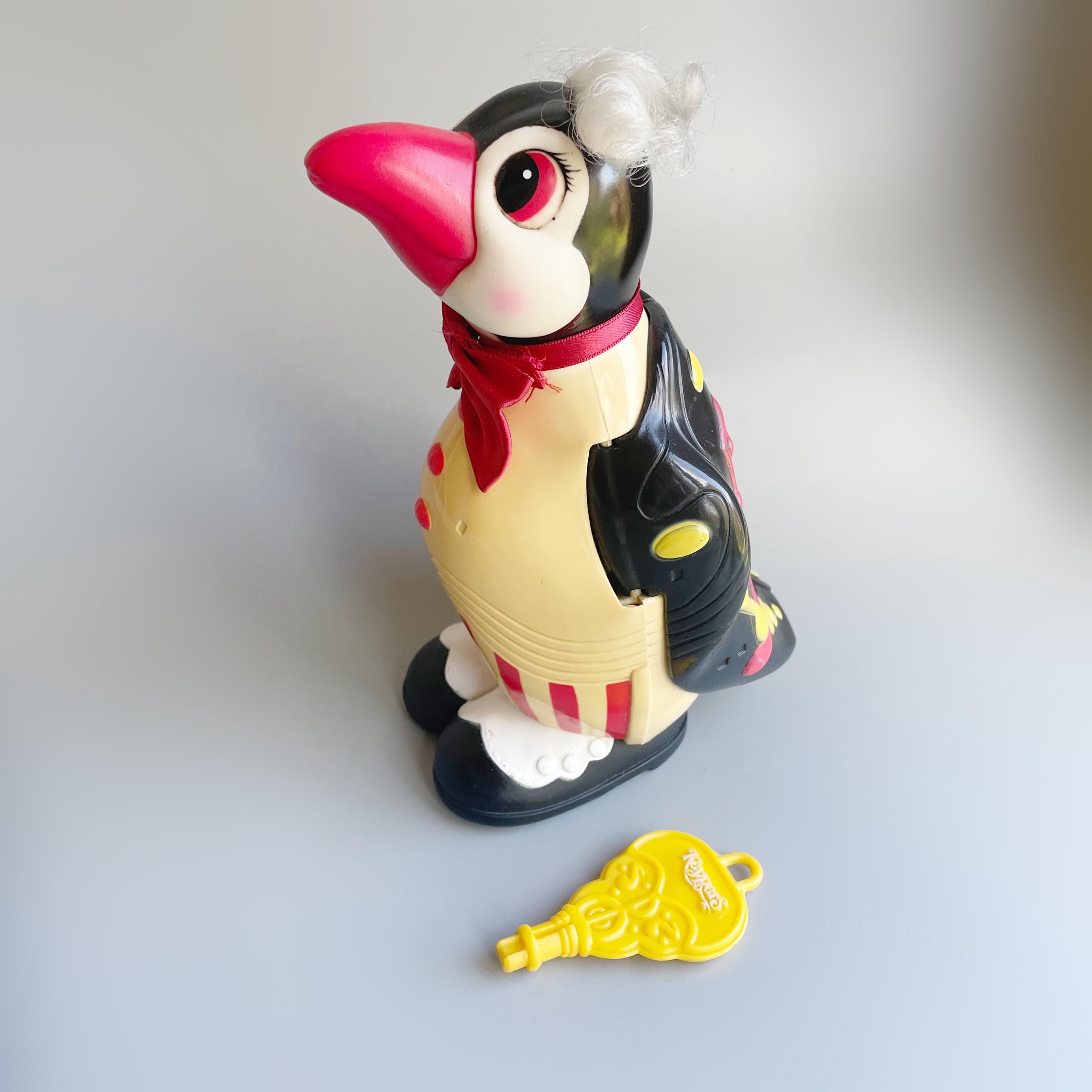 Keypers Keyboard Penguin and Key, Vintage Tonka Keypers 80's Girls