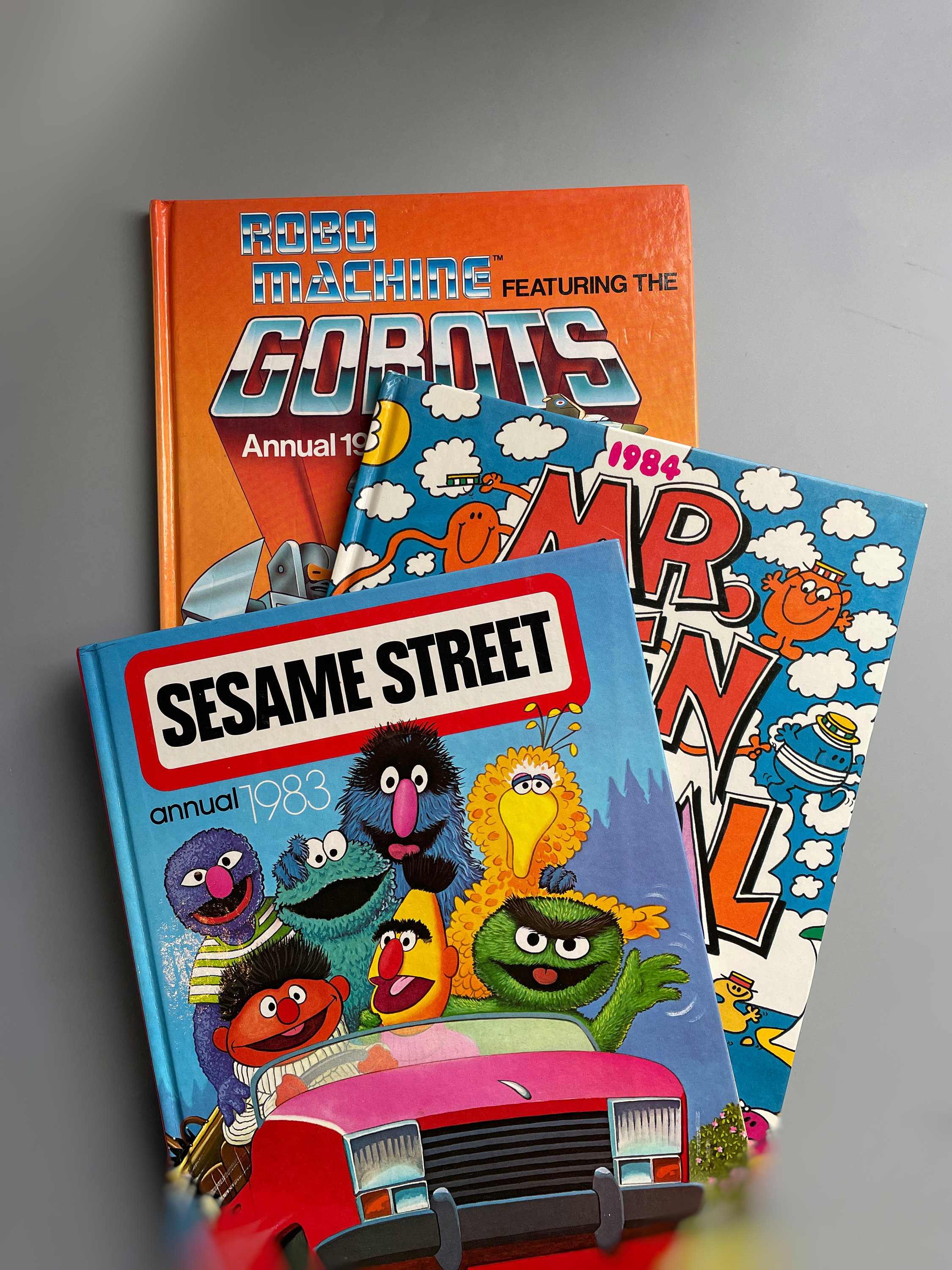 80's Annuals, CHOOSE YOUR OWN, Sesame Street 1983, Robo Machine
