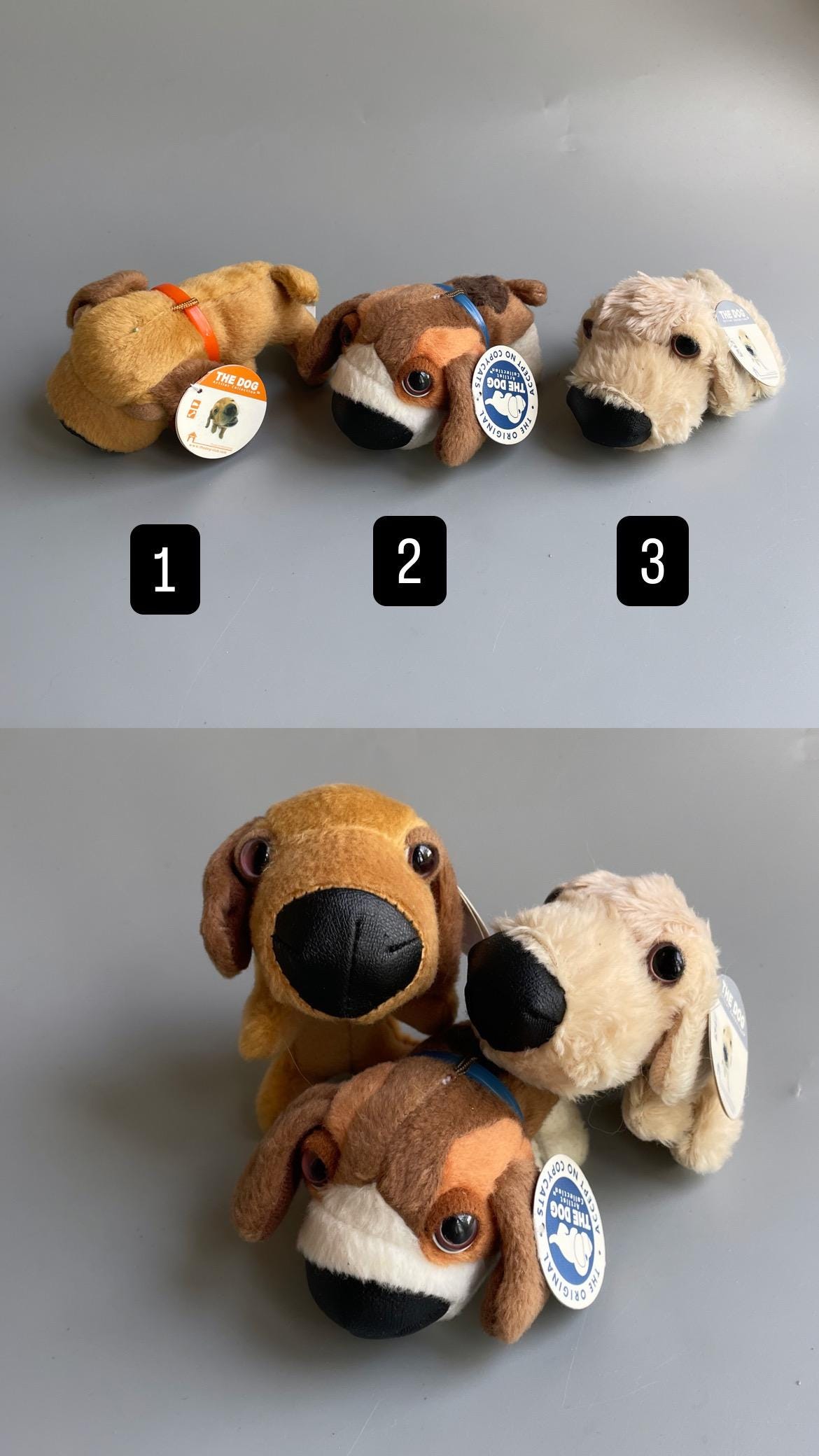 犬のぬいぐるみ、マクドナルドのハッピーミール2005 犬の
