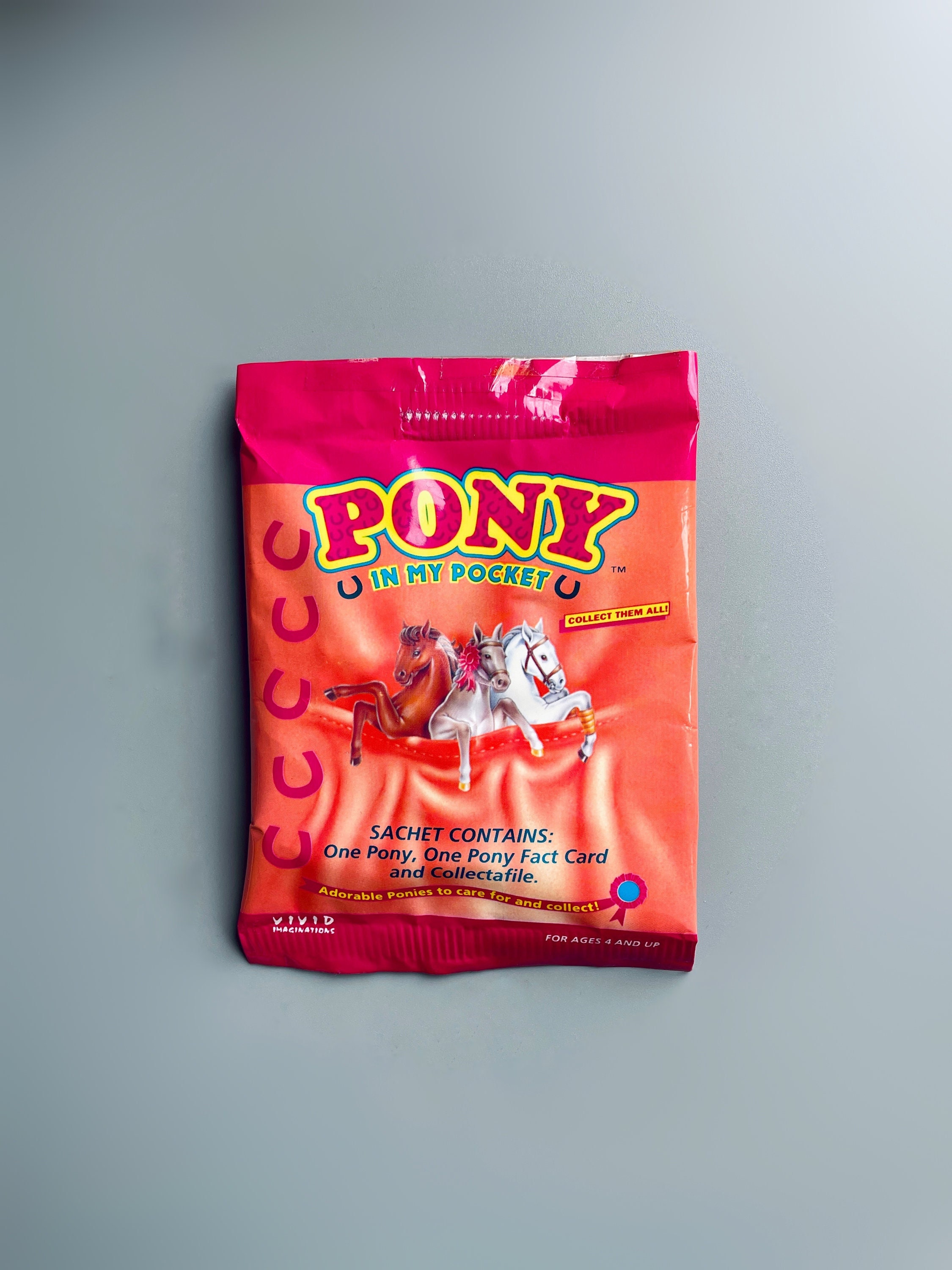 Pony In My Pocket New Old Toys, Vintage 90’s Collectible Toys, Pony In My Pocket Blind Bags, Old Toy Packaging Nostalgic Gift