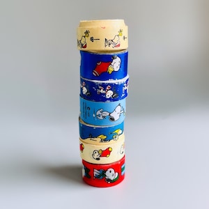 Vintage Snoopy Tape, CHOOSE YOUR OWN, United Feature, Snoopy Washi Type Tape, Snoopy Peanuts Stationary