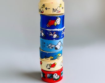 Vintage Snoopy Tape, CHOOSE YOUR OWN, United Feature, Snoopy Washi Type Tape, Snoopy Peanuts Stationary