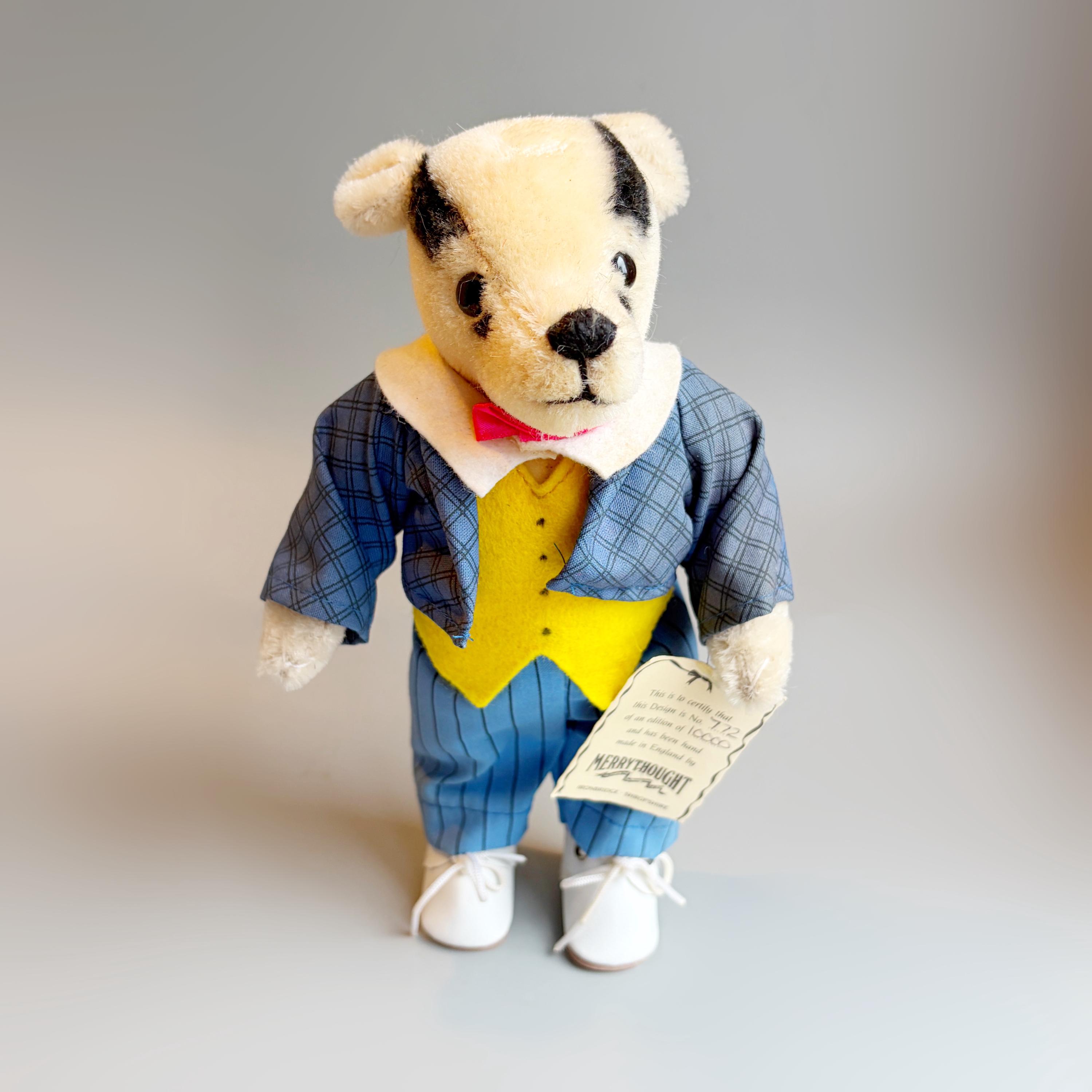 Merrythought Bill Badger Rupert Bear, Limited Edition Badger in