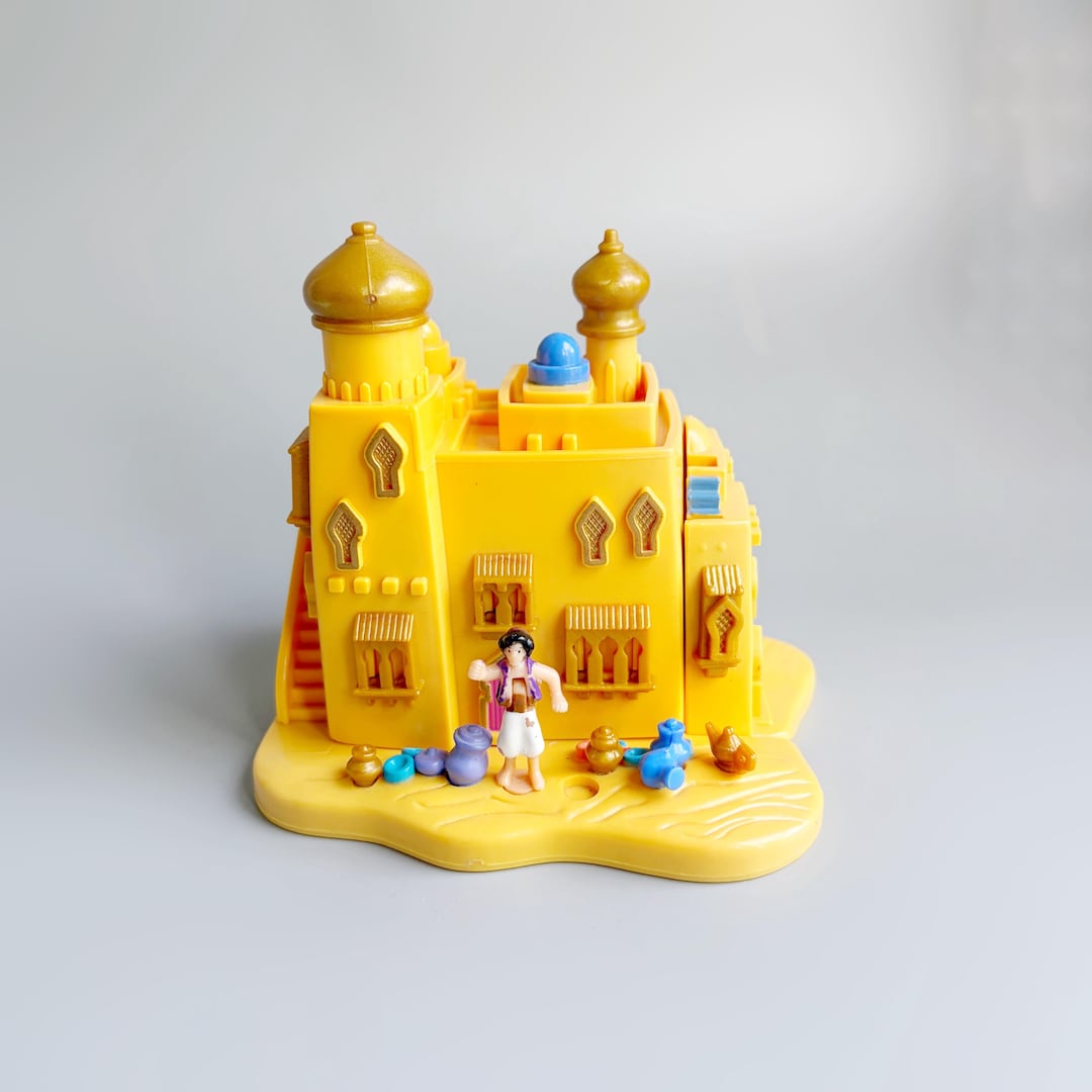 Polly Pocket Disney Aladdin Agrabah Marketplace, Vintage Bluebird