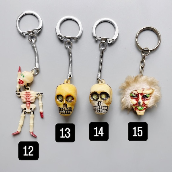 80's 90's Halloween Keychains- CHOOSE YOUR OWN- Nostalgic