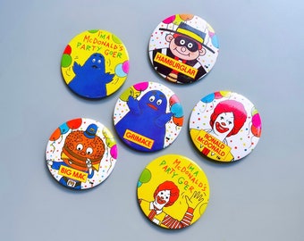 マクドナルド ビンテージ 缶バッジ レア 単品2 カナダ