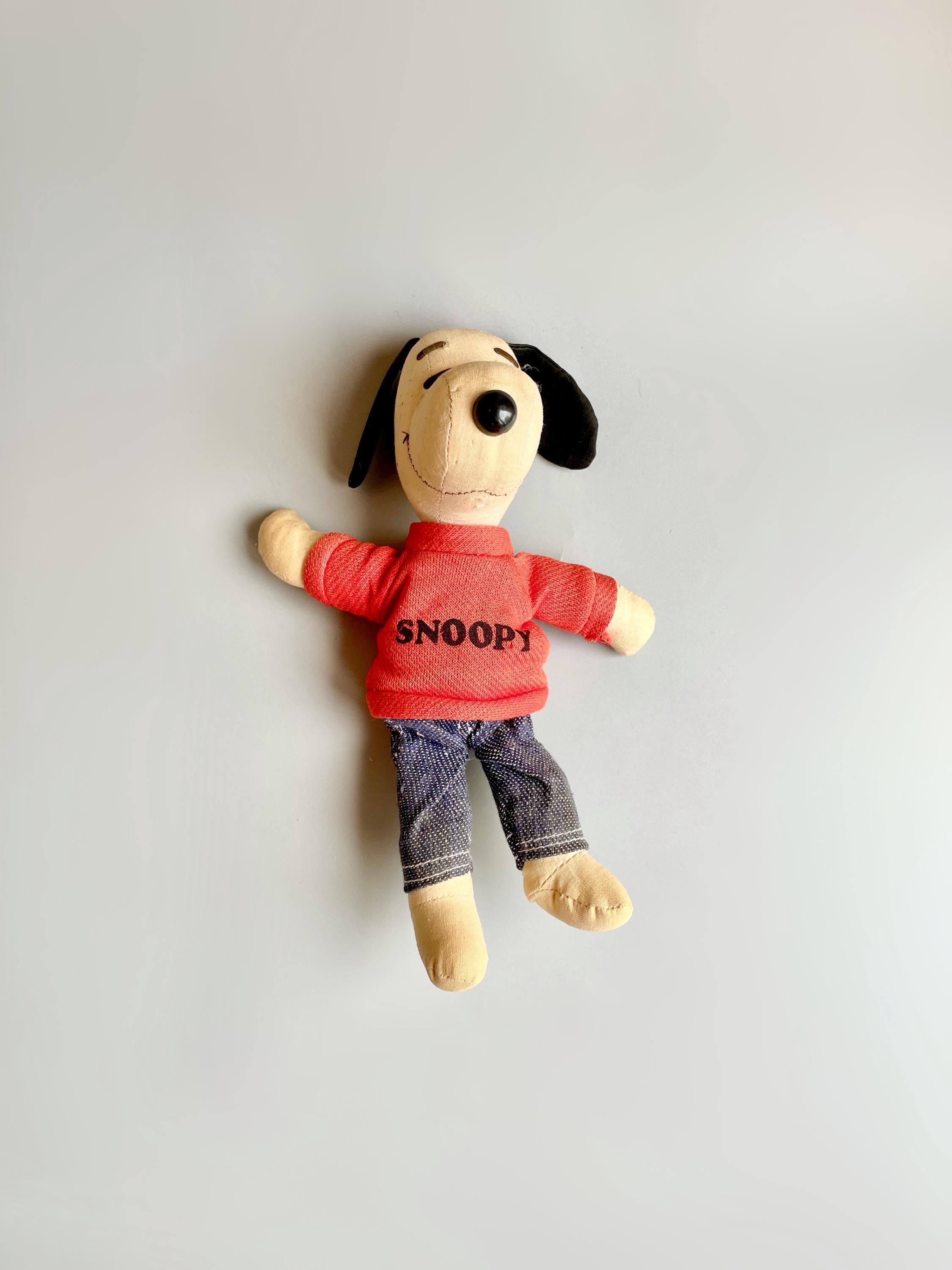 1960's Peanuts Pocket Dolls Schroeder & Lucy Soft Plastic